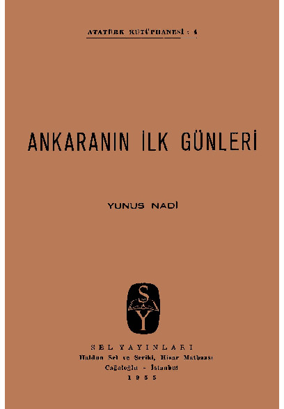 Ankaranın Ilk Günleri-Yunus Nadi-1955-122s