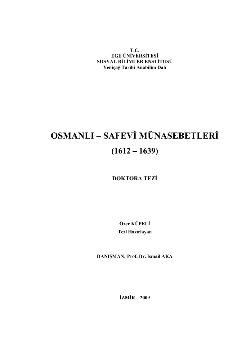 Osmanlı-Sefevi Munasitleri-1612-1639-Özer Küpeli-2009-273s