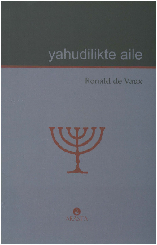 Yahudiliqde Aile-Ronald De Vaux-Ahmed Güc-2003-125s