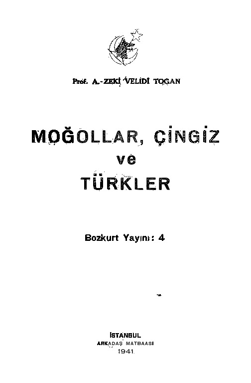Moğollar-çingiz Ve Türkler-Zeki Velidi Doğan-33s