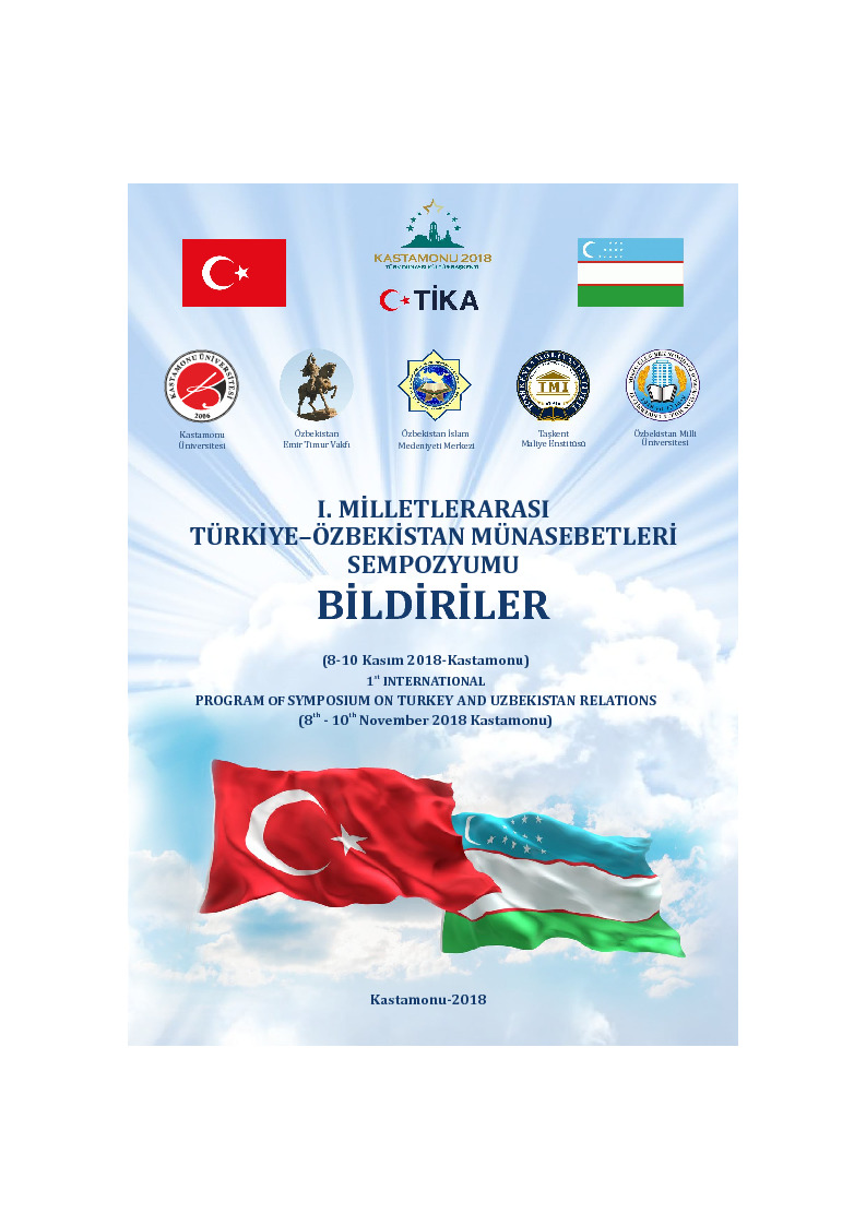 Milletlerarası Türkiye-Özbekistan Ilişgileri Simpozyumu-Bildiriler-2018-519s