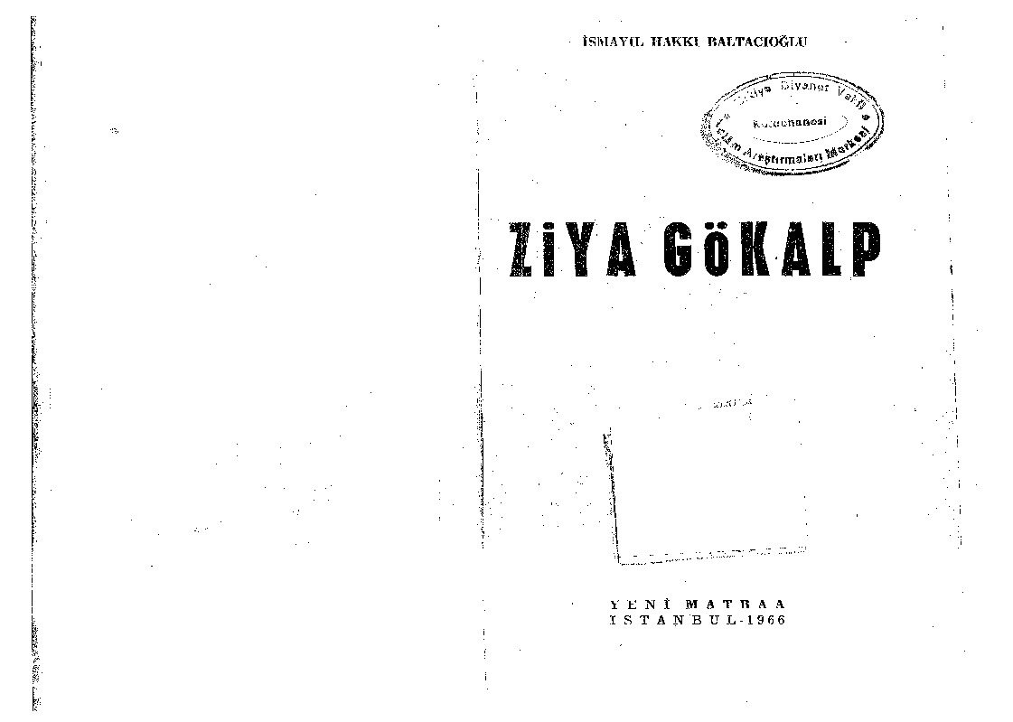 Ziya Gökalp-Ismayıl Heqqi Baltaçıoğlu-1966-213s