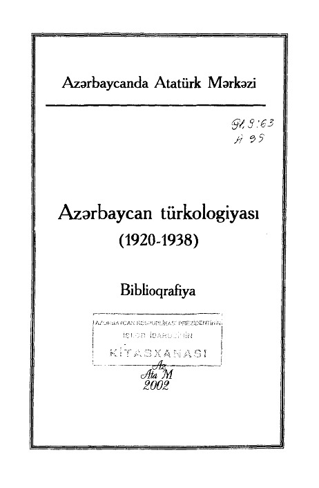 Azerbaycan Türkolojyasi-1920-1938-Biblioqrafya-18s