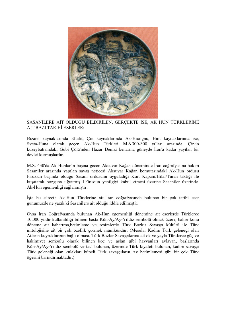 Sasanilere Aid Olduğu Bildirilen-Gerçekde Ise-Ak Xun Türklerine Aid Bazi Tarixi Eserler-Fatih Mehmed Yiğid-11s