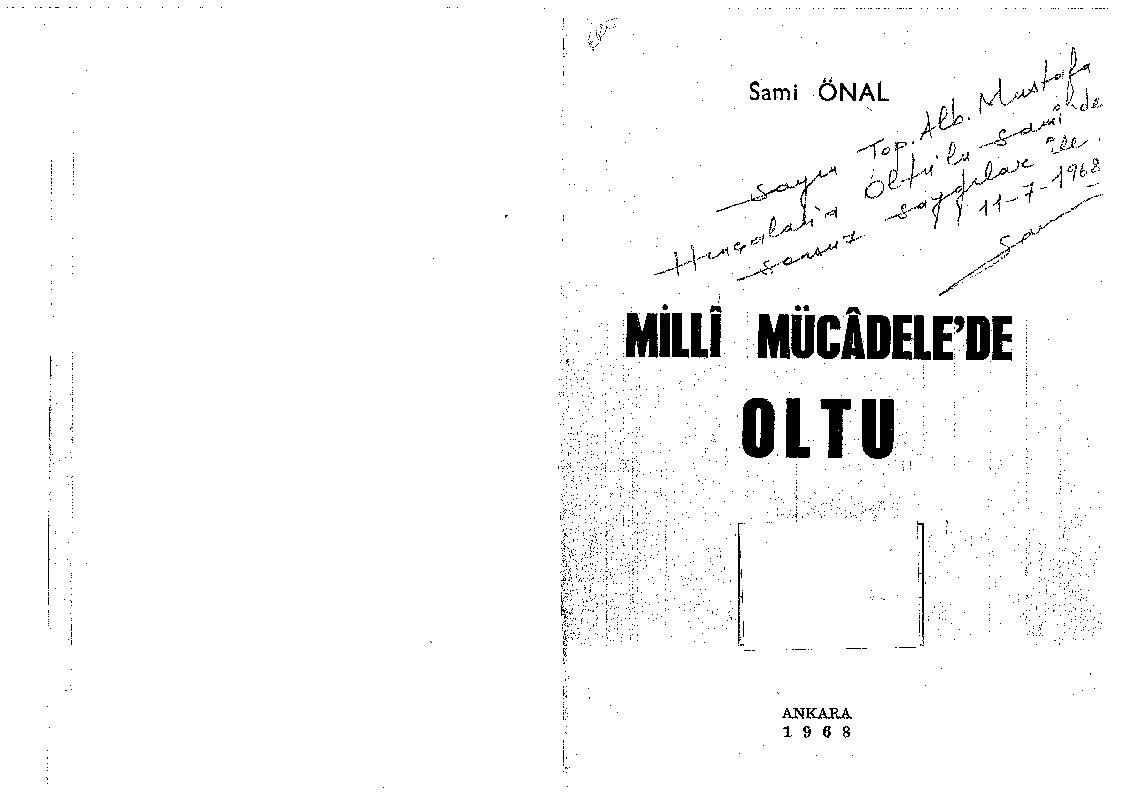 Milli Mucadilede Oltu-Sami Önal-1965-87s