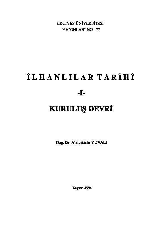 Ilxanlılar Tarixi-1-Quruluş Devri-Ebdulqadir Yuvalı-1994-227s