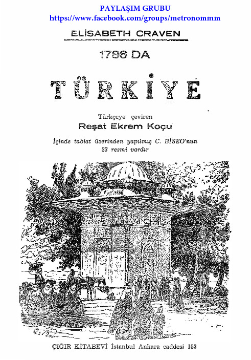 1786.De Türkiye-Elisabeth Craven-Reşad Ekrem Qochu-1939-46s