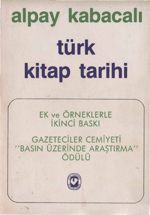 Türk Kitab Tarixi-1-Alpay Qabacalı-1989-178s