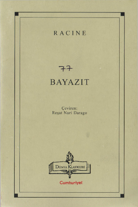 Bayazit-Racine-Reşad Nuri Daraqo-1999-130s