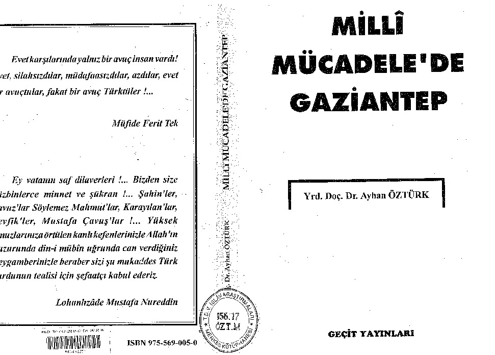 Milli Mucadile Qaziantep-Ayxan Ozturk-1994-217s