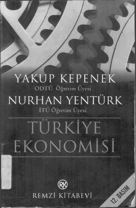 Türkiye Ekonomisi-Y.Kepenek-N. Yenturk-1994-580