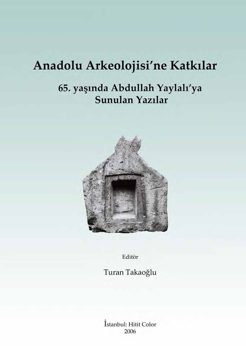 Anadolu Arkeolojisine Qatqılar-Ebdullah yaylalı-2006-389s