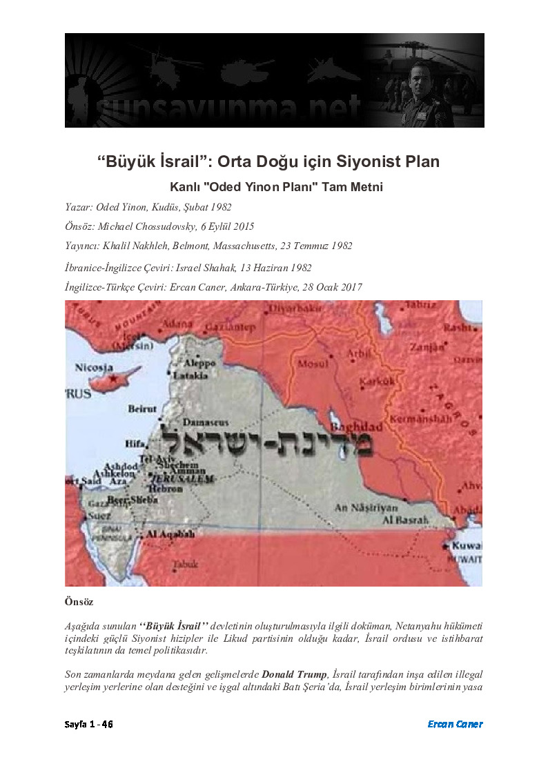 Büyük Israil-Ortadoğu Için Siyonist Planı- Ercan Caner-44s