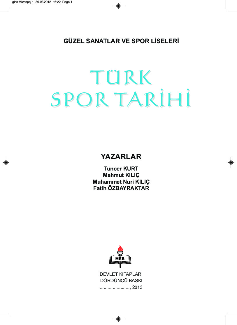 Türk Spor Tarixi 2013  120s