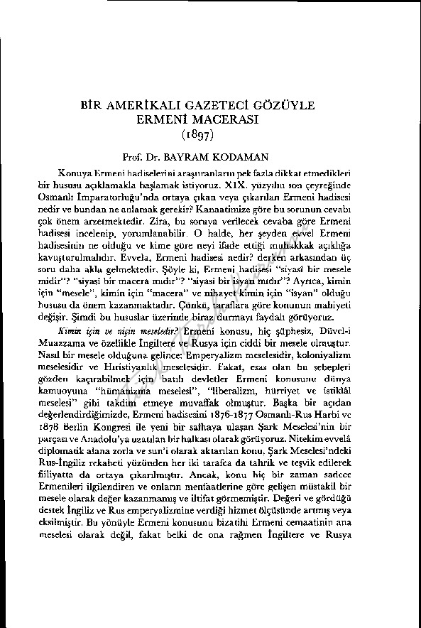 Bir Amerikali Qazetechi Gözüyle Ermeni Olayı-1897-Bayram Qodaman-10