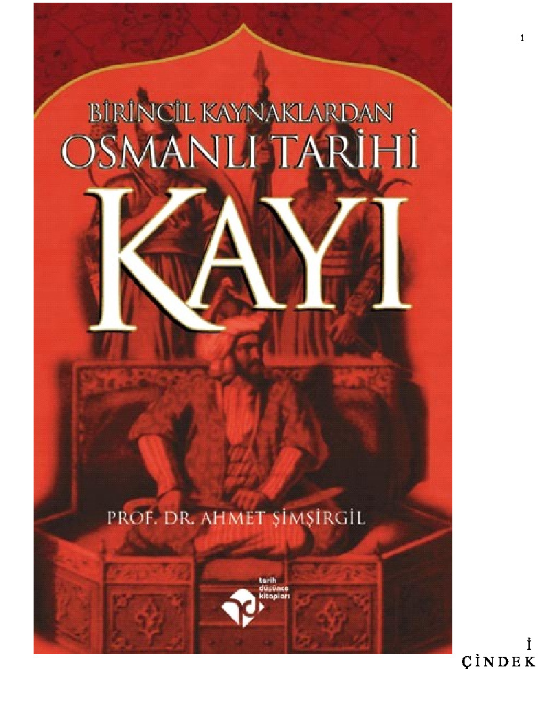 Birincil Qaynaqlardan Osmanlı Tarixi-kayı-Ehmed Şimşirgil 94s