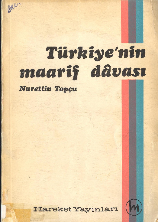 Türkiyenin Maarif Davası Nuretdin Topçu- 1970 146