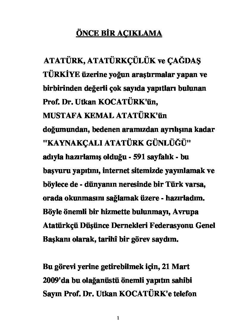 Qaynaqçalı Atatürk Günlüğü -Utqan Qocatürk 1975 595