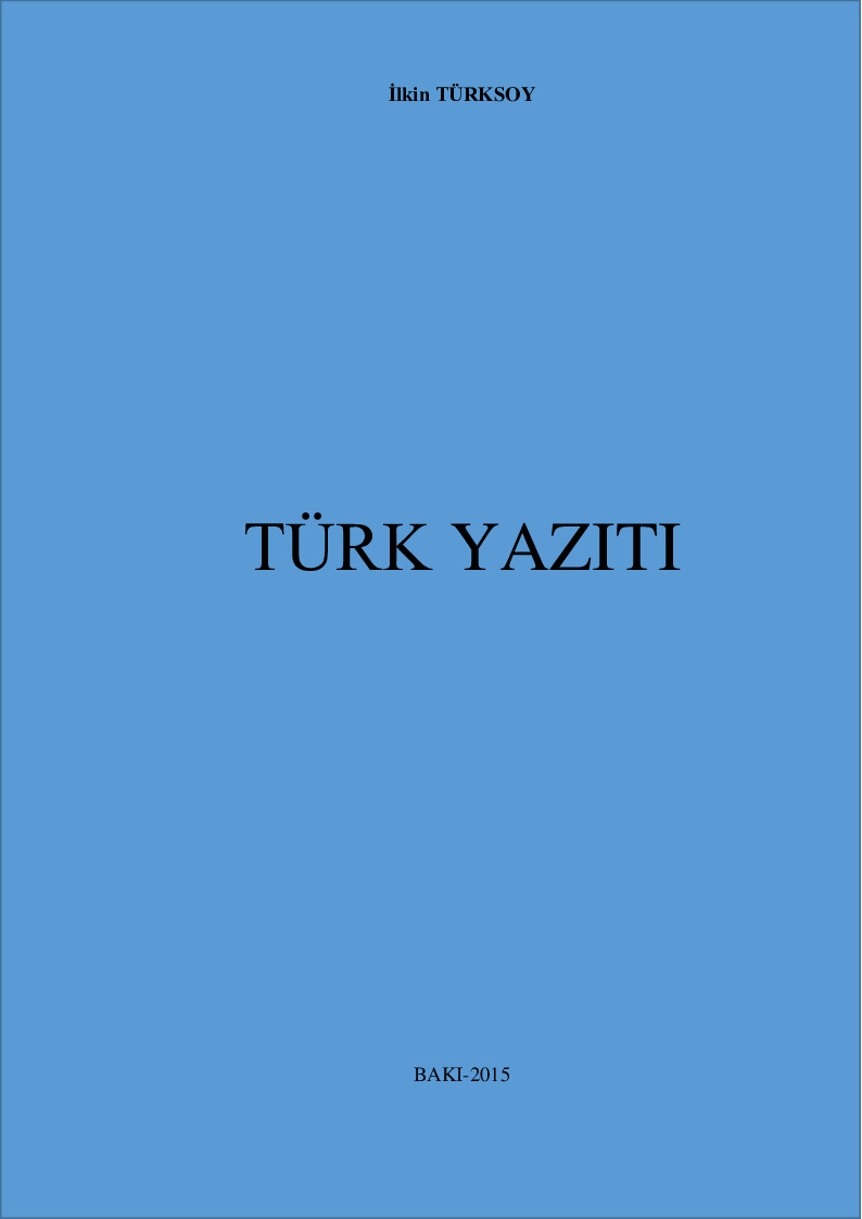 Türk Yaziti Ilkin Türksoy Baki 2015 85