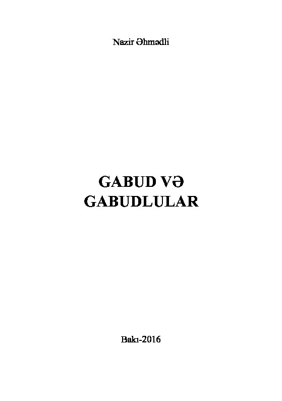 Qabud Ve Gabudlular-Nazir Ahmedli-Baki-2016-576s