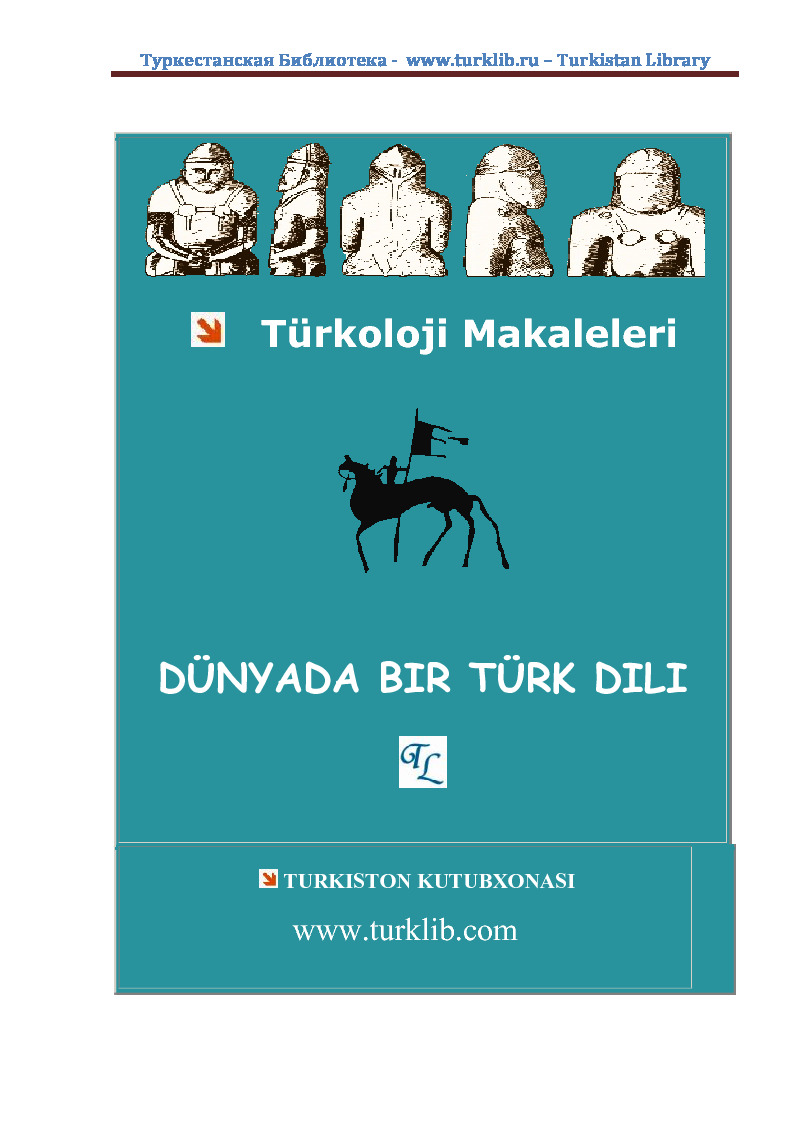 Türkoloji Makaleleri-Dünyada Bir Türk Dili-Talat Tekin-107s