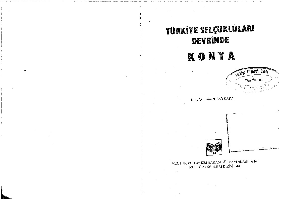Turkiye Selcuqluları Devrinde Qunya-Tuncer Bayqara-1985-167s