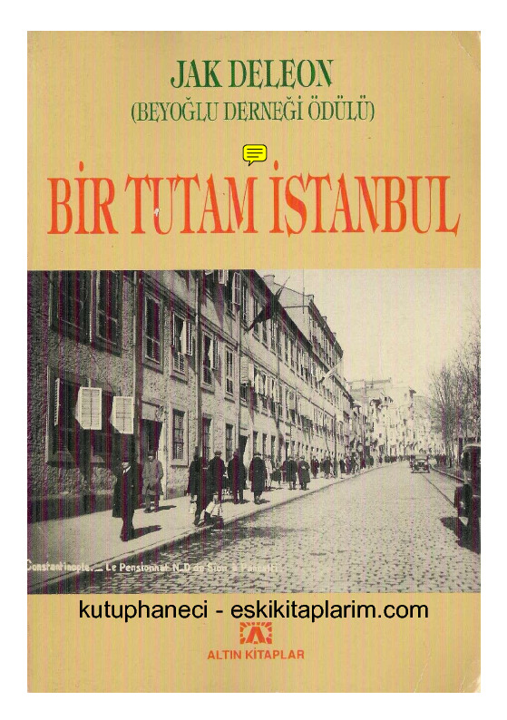 Bir Tutam İstanbul- Jak Deleon- Beyoğlu Derneği Ödülü-1993-176s