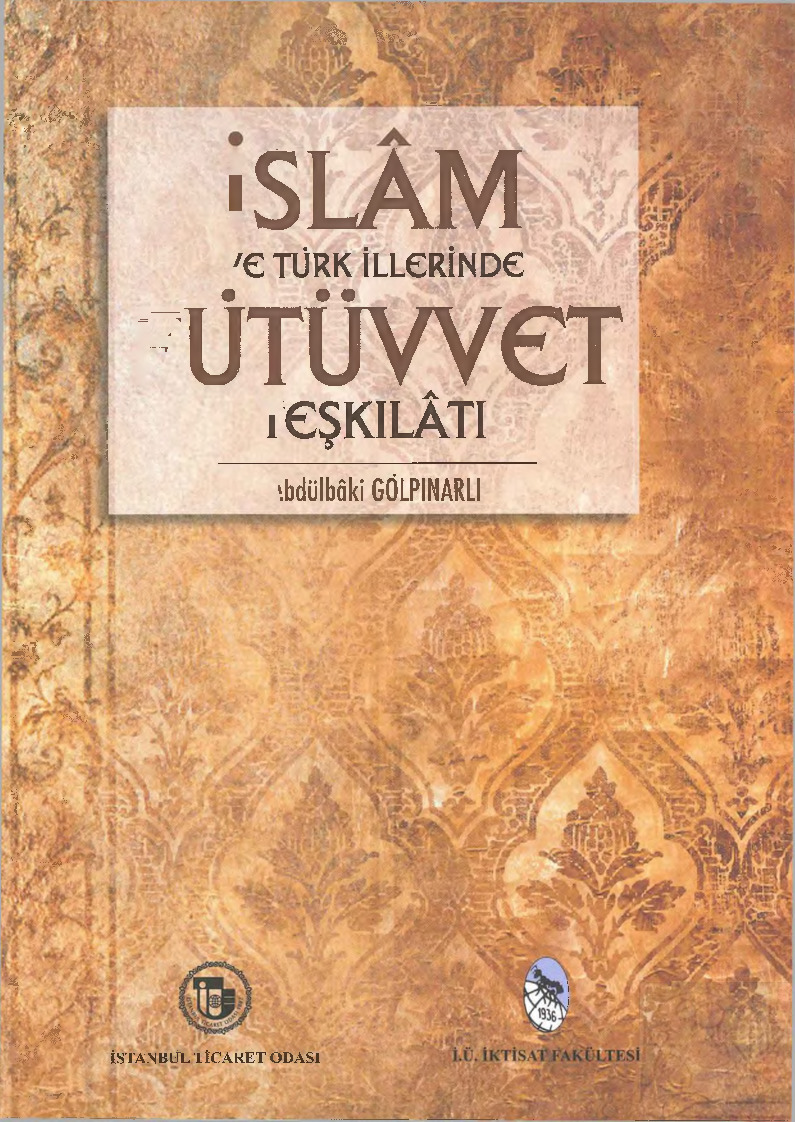 Islam Ve Türk Illerinde Fütüvvet Teşgilati-Abdülbaqi Gölpınarlı-2011-306