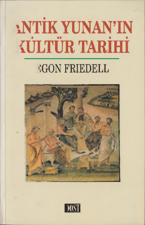 Antik Yunanin Kultur Tarixi-Egon Friedell-Necati Aça-1999-312s