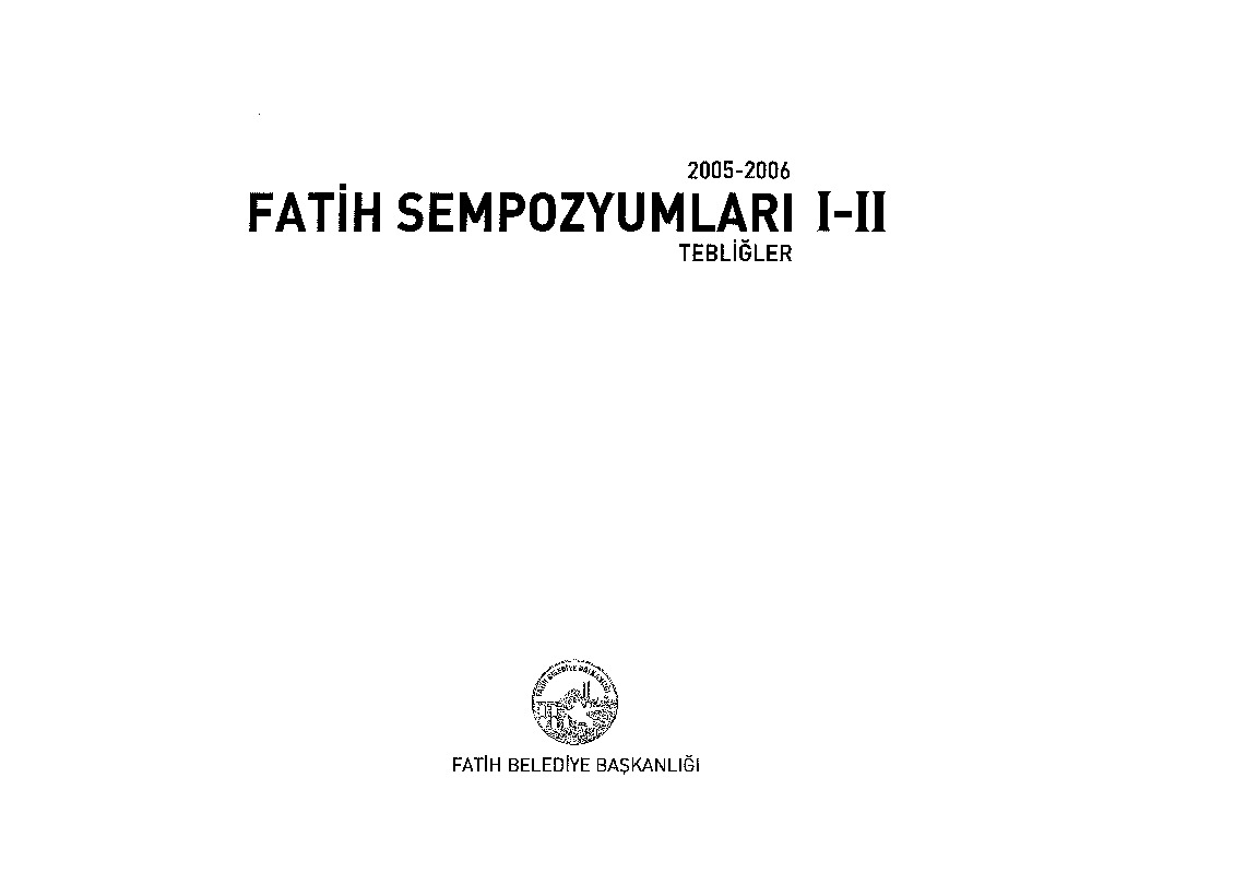 Efsanelerin Istanbulu-Abdülqadir Emeksiz-Fatih Simpozyomları-1-2-2005-2006-2007
