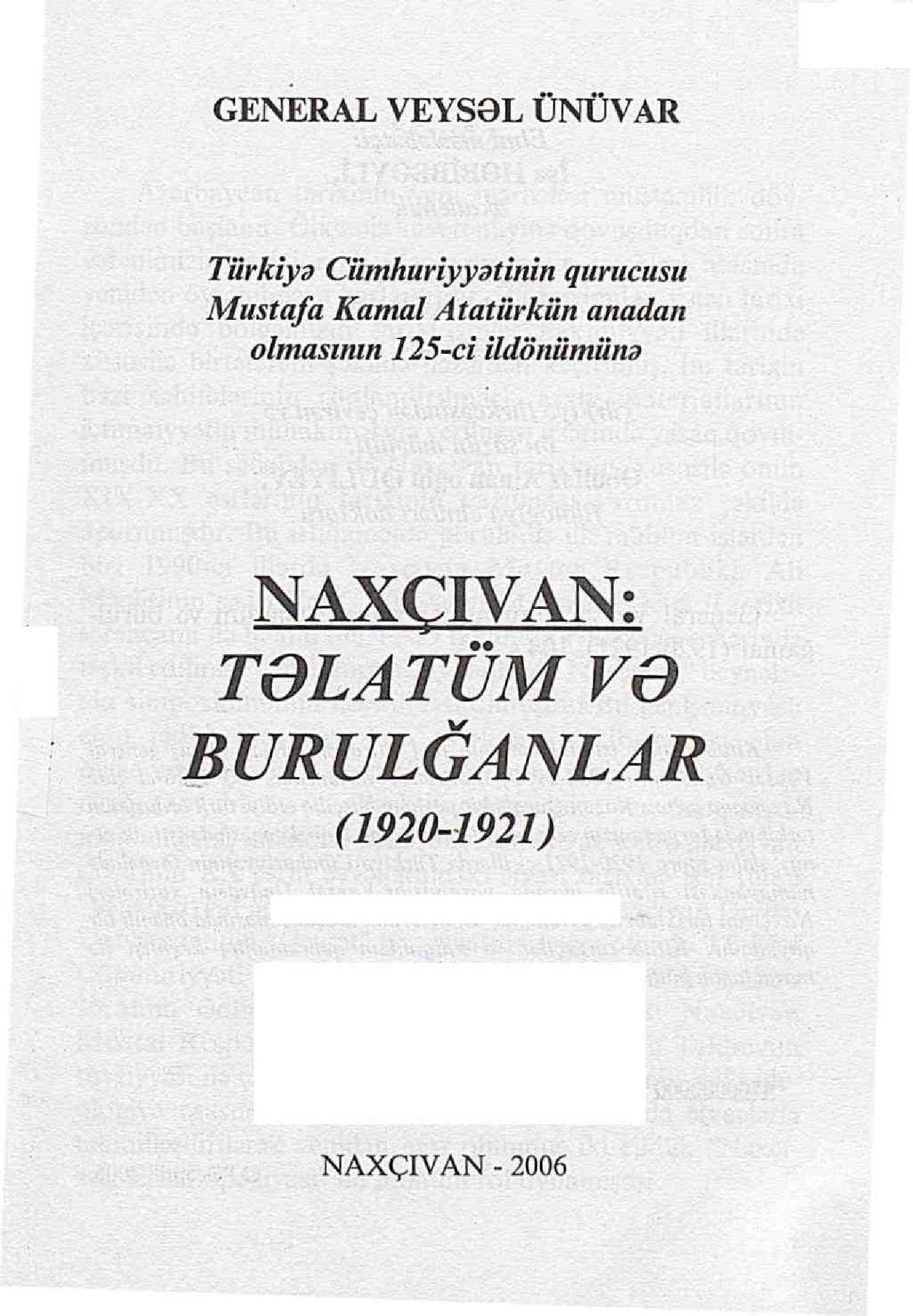 Naxçıvan Telatum Ve Burulqanlar-1920-1921- Naxçıvan-2006-104s