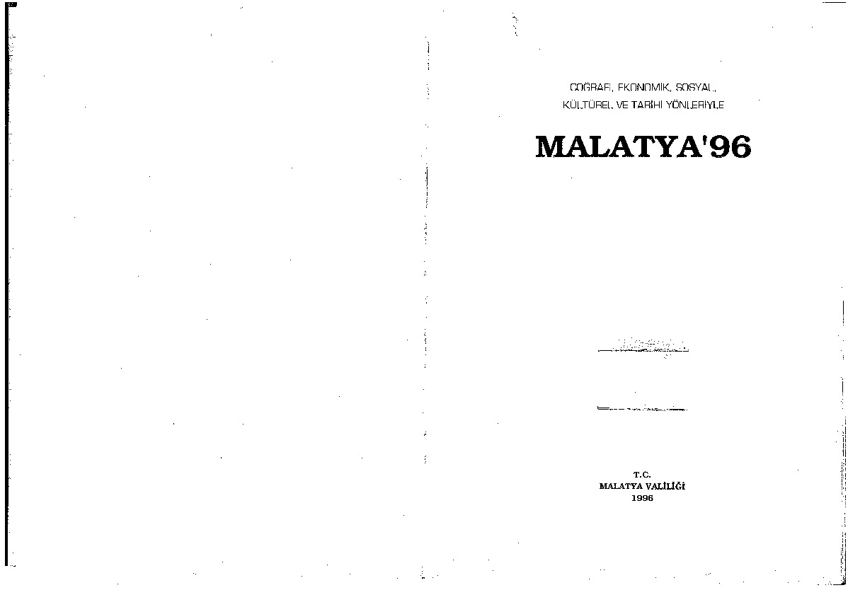 Tarixde Ve Günümüzde Malatya-1996-232s