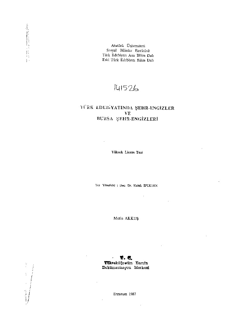 Turk Edebiyatinda Shehrengizler Ve Bursa Shehrengizleri-Metin Aghqush-1987-216