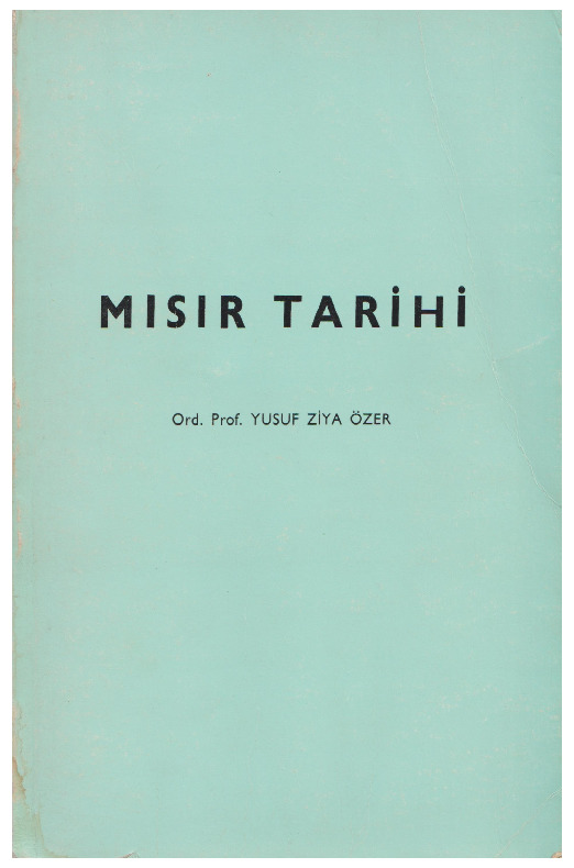 Mısır Tarixi-Yusuf Ziya Özer-2001-396s