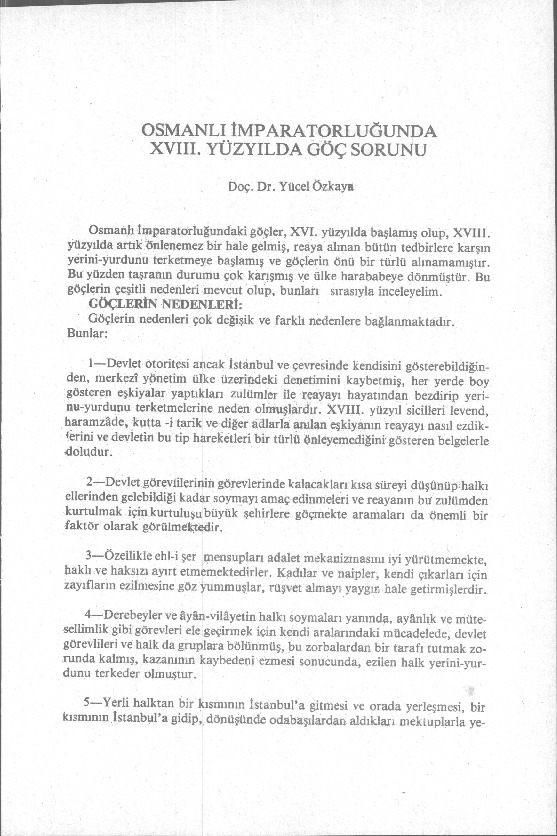 Osmanli Imparatorlugu Nda Ayanlik Yucel Ozkaya Nadir Kitap