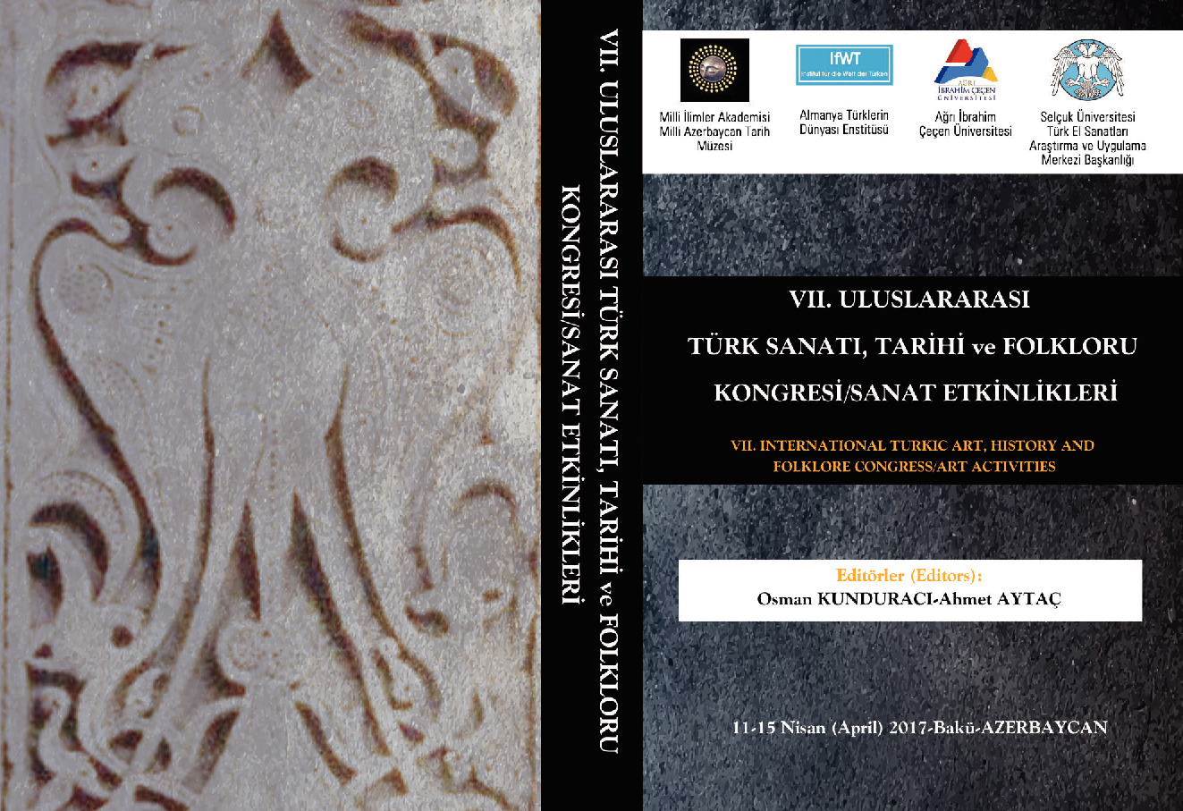 II.Uluslararsı Türk Sanayı-Tarixi Ve Folkloru Konqresi-Sanat Etginlikleri-Baki-2017-457s