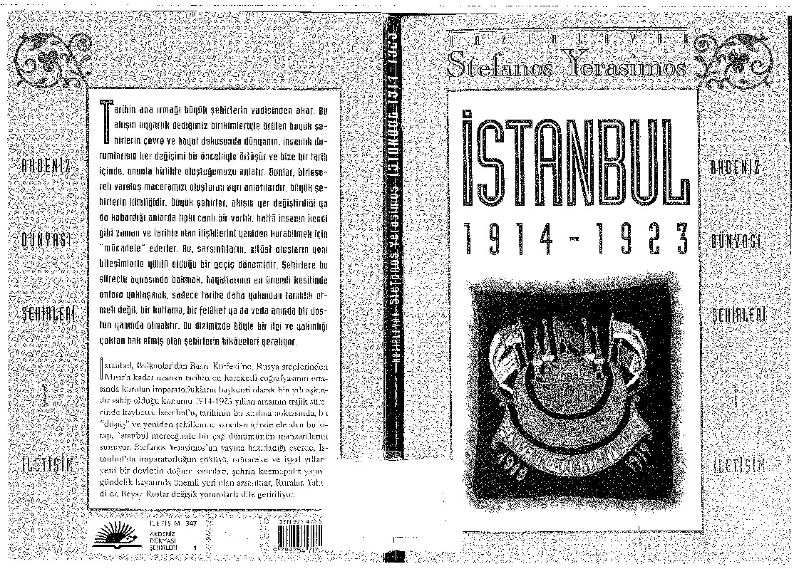 Istanbul 1914-1923-Stefanos Yerasimos-Güney Akalın-1992-214s