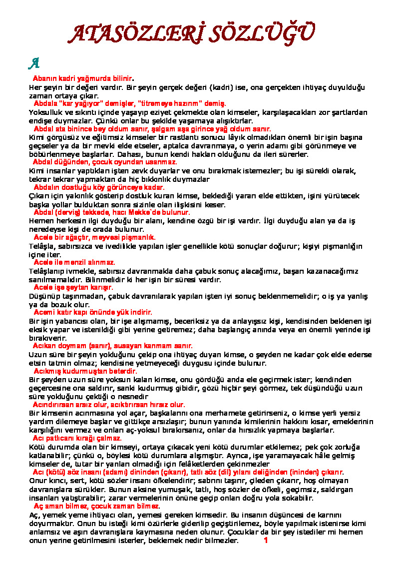 Atasözleri Sözlüğü-11998-64+Noqay Türkcesinde Hal Eklerinin Zerf  Yapma Işlevi Üzerine-Ayten Atay-6s+Nesretdin Xoca Fıkraları Atasözleri Ve Deyimlere Ilgisi-Ebdulqadir Emeksiz-12s