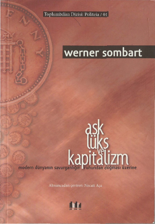 Aşq Lüks Ve Kapitalizm-Werner Sombart-Necati Acha-284s