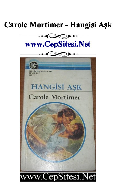 Hankisi Aşq-Carole Mortimer-1987-157s