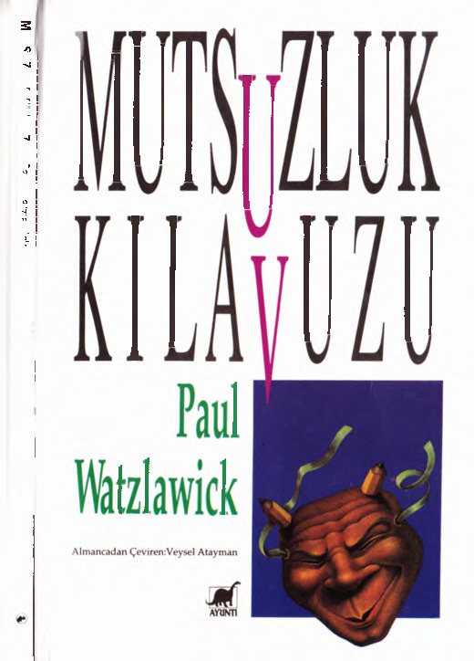 Mutsuzluq Qılavuzu-Paul Watzlawick-Veysel Atayman-1983-111s