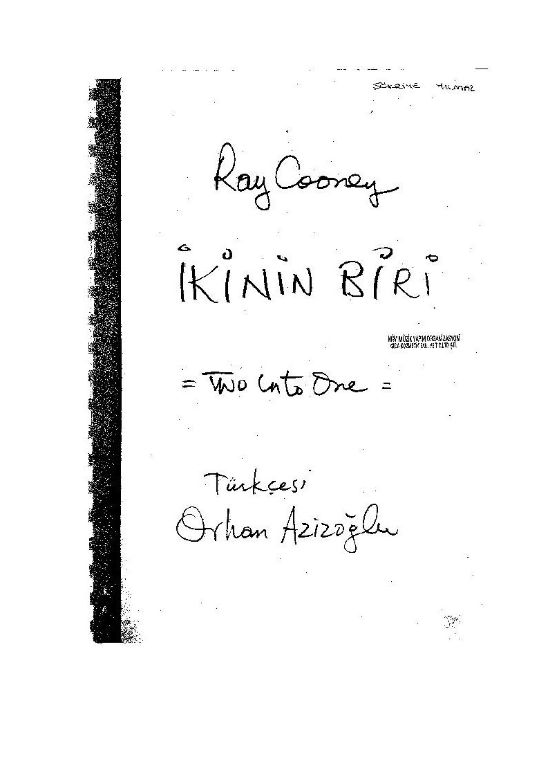 Ikinin Biri (Oyun)-Ray Cooney-Orxan Ezizoğlu-1984-57s