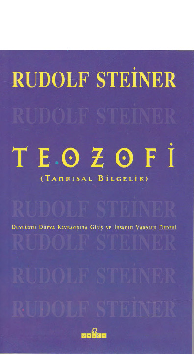 Teozofi-Rudolf Steiner-Ayşe Domeniconi-1982-184s