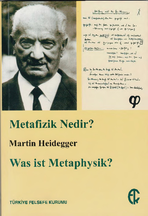 Metafizik Nedir-Martin Heidegger-2009-180s