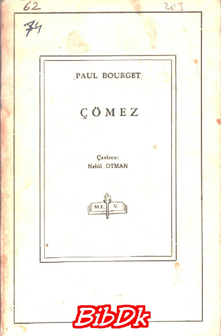 Çömez Paul Bourget-Nebil Otman-1953-398