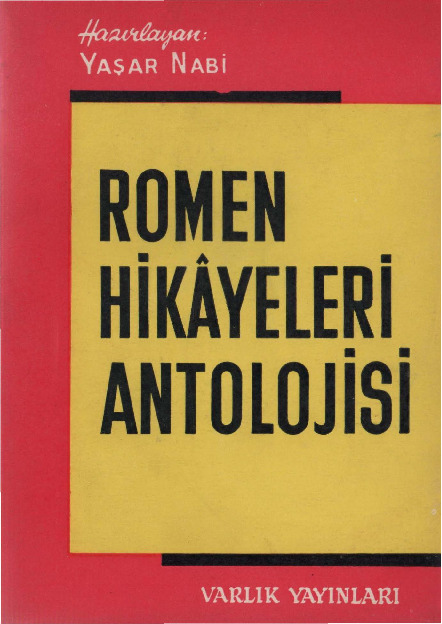 Rumen Hikayeleri Antolojisi-Yaşar Nebi-1968-249s
