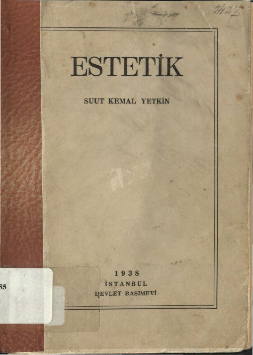 Istetik-Suut Kemal Yetkin-Istanbul-1938-100