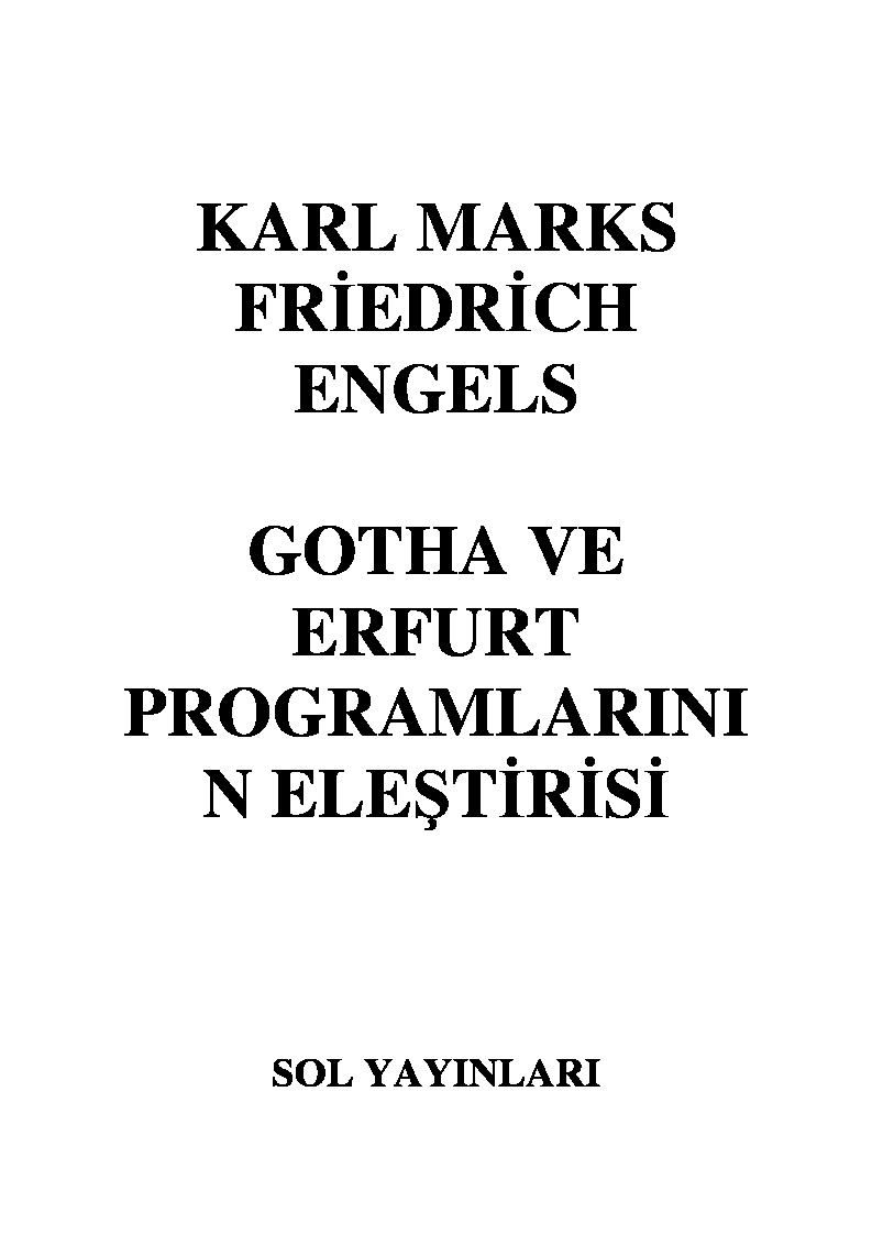 Gotha Ve Erfurt Proqramlarının Ilişdirisi-Marks Engels-2002-50s