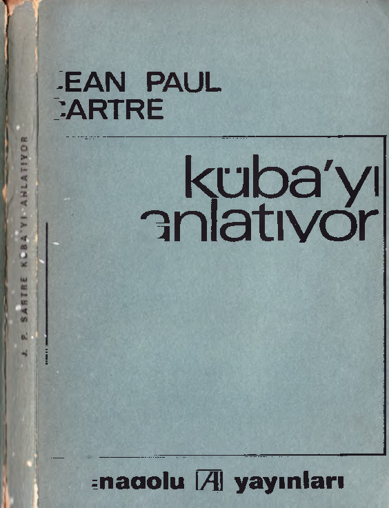 Kubayı Anlatıyor-Jean Paul Sartre-Şahin Alpay-1975-240s