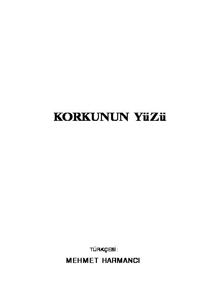 Qorxunun Yüzü-Dean R.Koontz-Mehmed Xırmançı-1989-243s